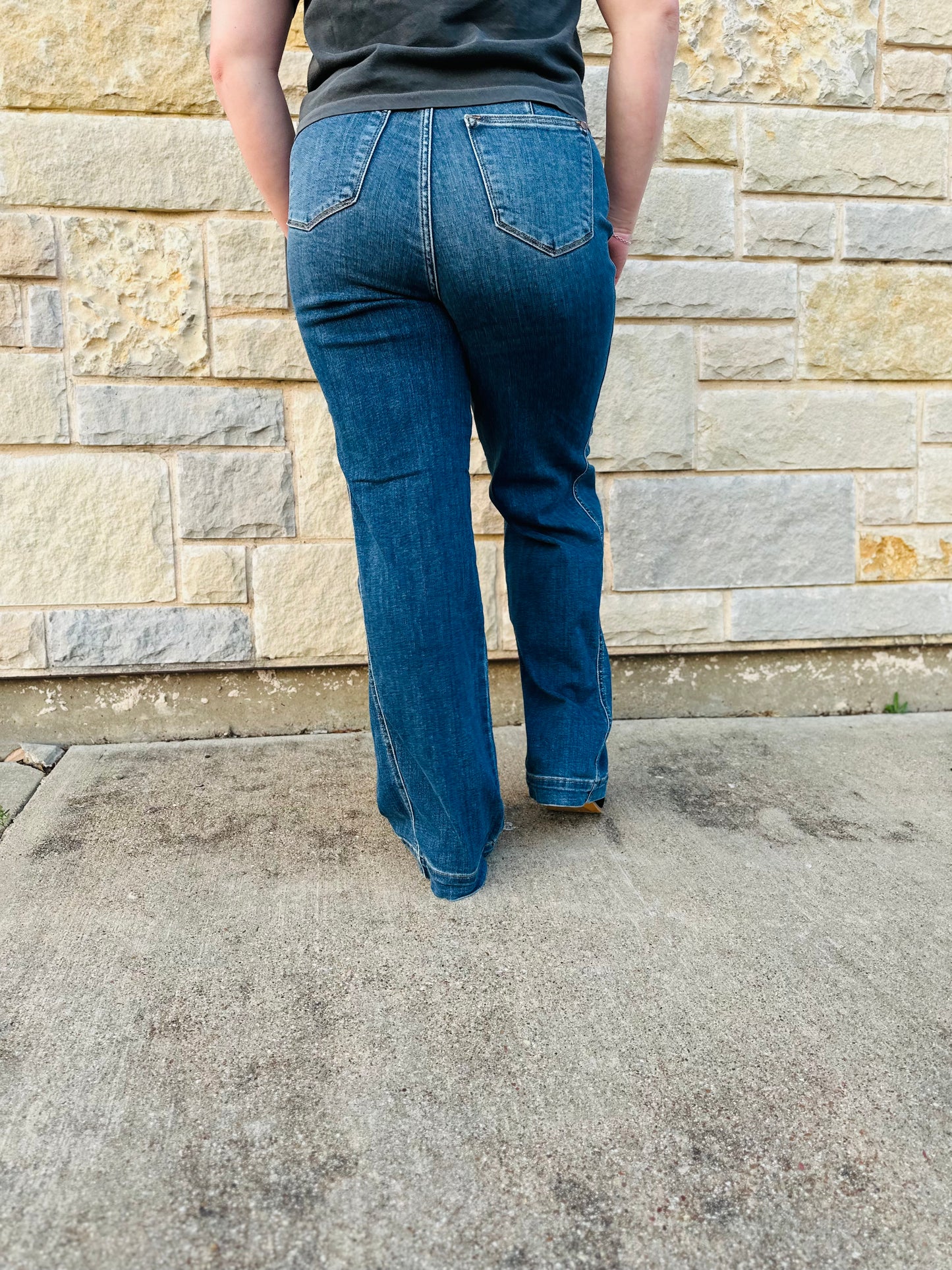 HIGH WAISTED TROUSER WIDE LEG