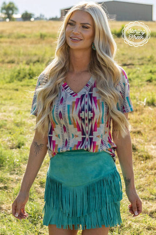 We Go Together Reversible Top: L