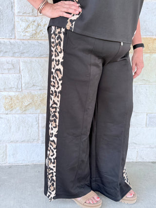 Entro Sold H/W Leopard PullOn Pants