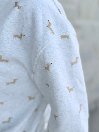 Winnie Dog All-Over Print Pajama Short Set