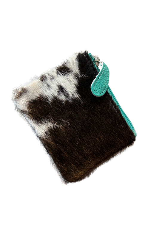 Cowhide Change Pouch