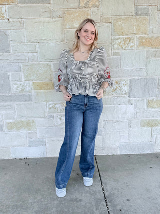 HIGH WAISTED TROUSER WIDE LEG