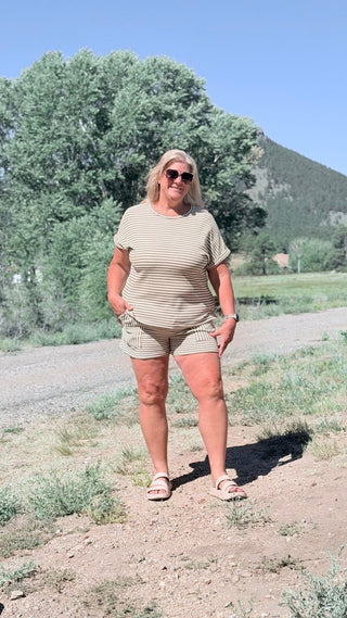 Sherry Textured Short Set - Double K Boutique, LLC