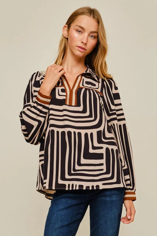 Jodifl Long Sleeve Blouse