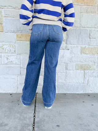 HIGH WAISTED TROUSER WIDE LEG