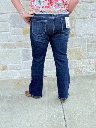 Mica Mid - Rise Boot Cut Jeans: Flattering Stretch Denim - Double K Boutique, LLC