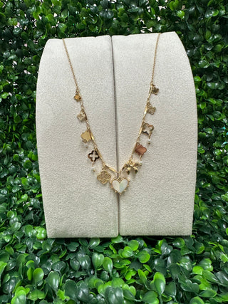 Small Chain Charm Necklace
