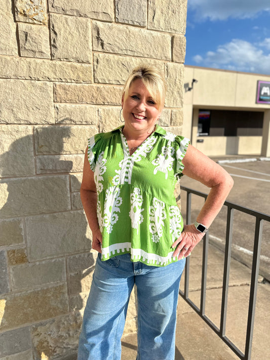 Boho Peplum Blouse