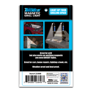 Torch Blue Magnetic Grill light flex neck