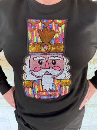 Nutcracker Emblished Sweatshirt