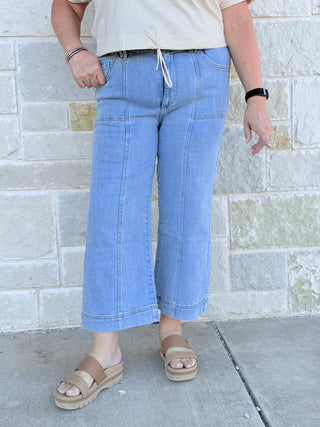 Mica Super High Rise Wide Crop