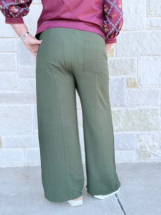 Pull On Wide Leg Pants