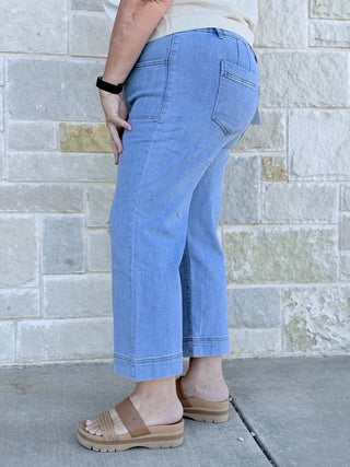 Mica Super High Rise Wide Crop