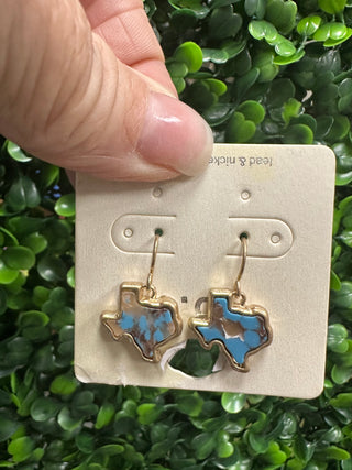 Turquoise Texas Earrings