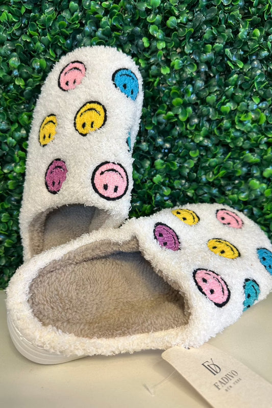 Smiley Face House Shoes