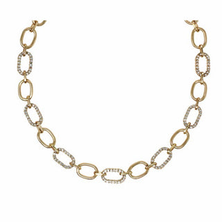 Crystal Link Chain Necklace