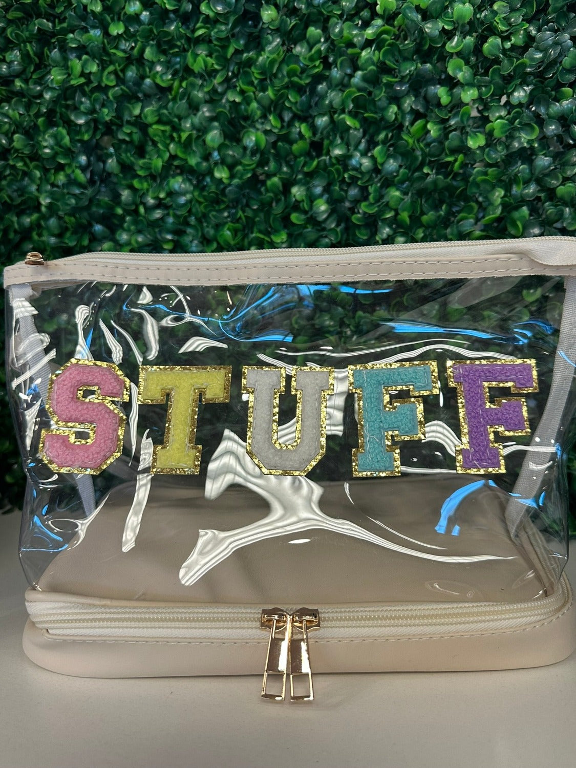 STUFF Clear Makeup Bag