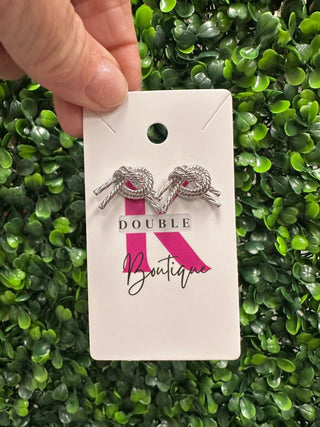 Love Knot Stud Earrings - Double K Boutique, LLC