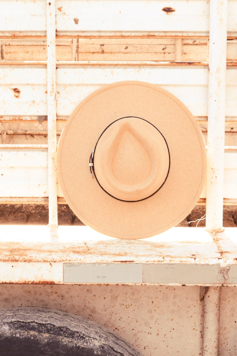 Western Heathered Wide Brim Rancher Hat