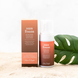 Sun foam sunless tanning foam