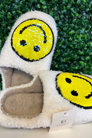 Smiley Face House Shoes