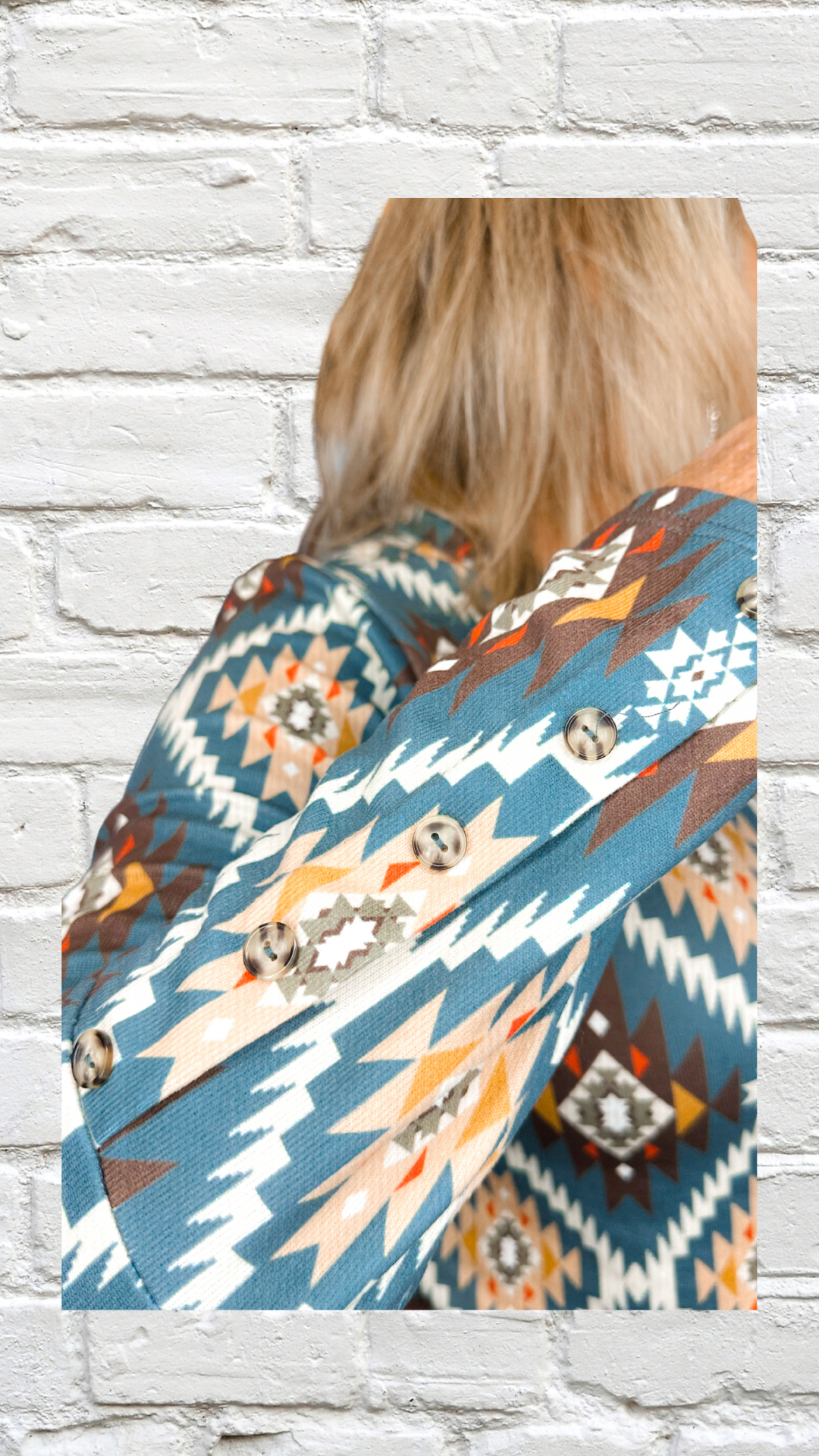 MULTI COLOR AZTEC TOP