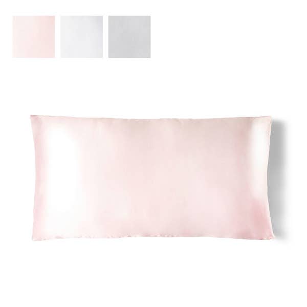 Lemon Lavender® Silky Satin Pillowcase King Open Stock: Rosewater