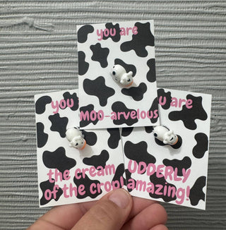 Udderly Adorable Cow Cards