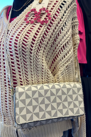 checkered crossbody