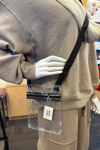 clear crossbody