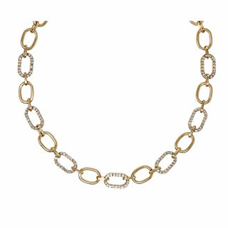 Crystal Link Chain Necklace