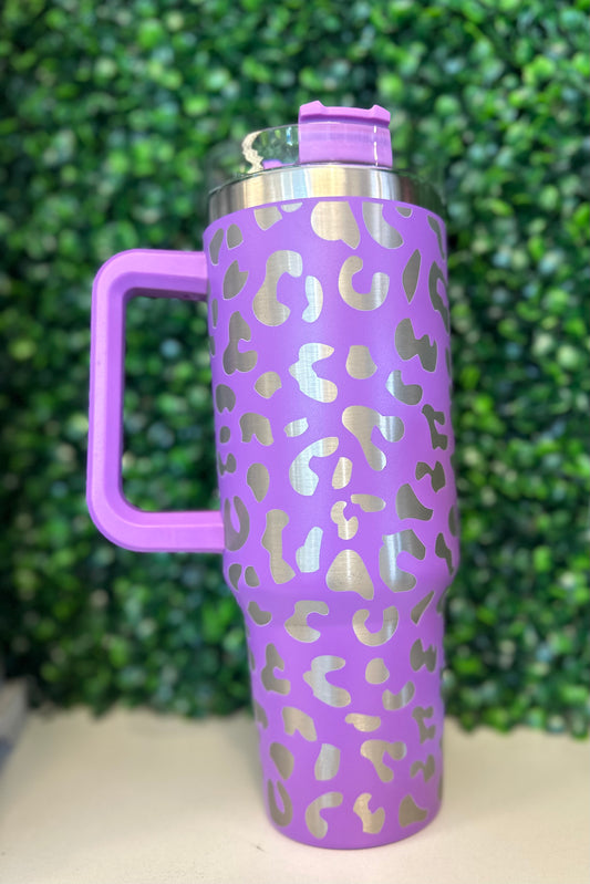 Purple Lioness 40oz Tumbler