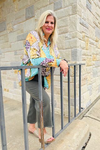 MULTI COLOR PRINT TOP