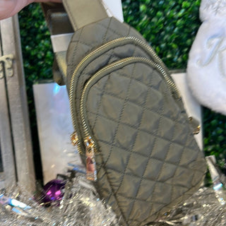 Quilted sling purse - Double K Boutique, LLC