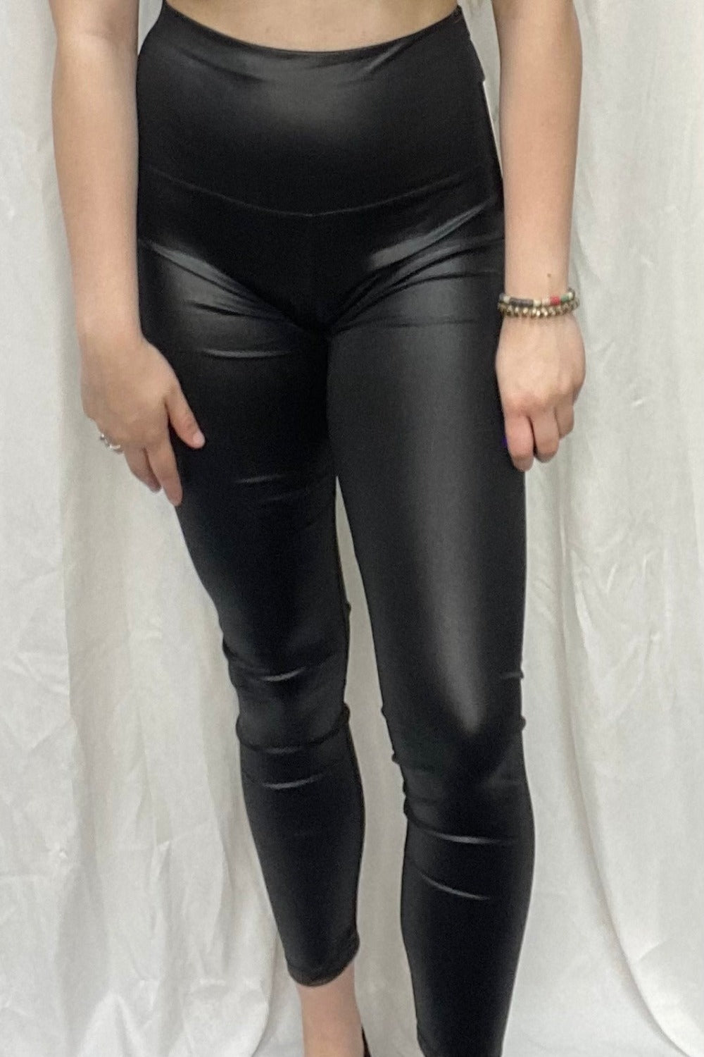 Faux Leather Legging