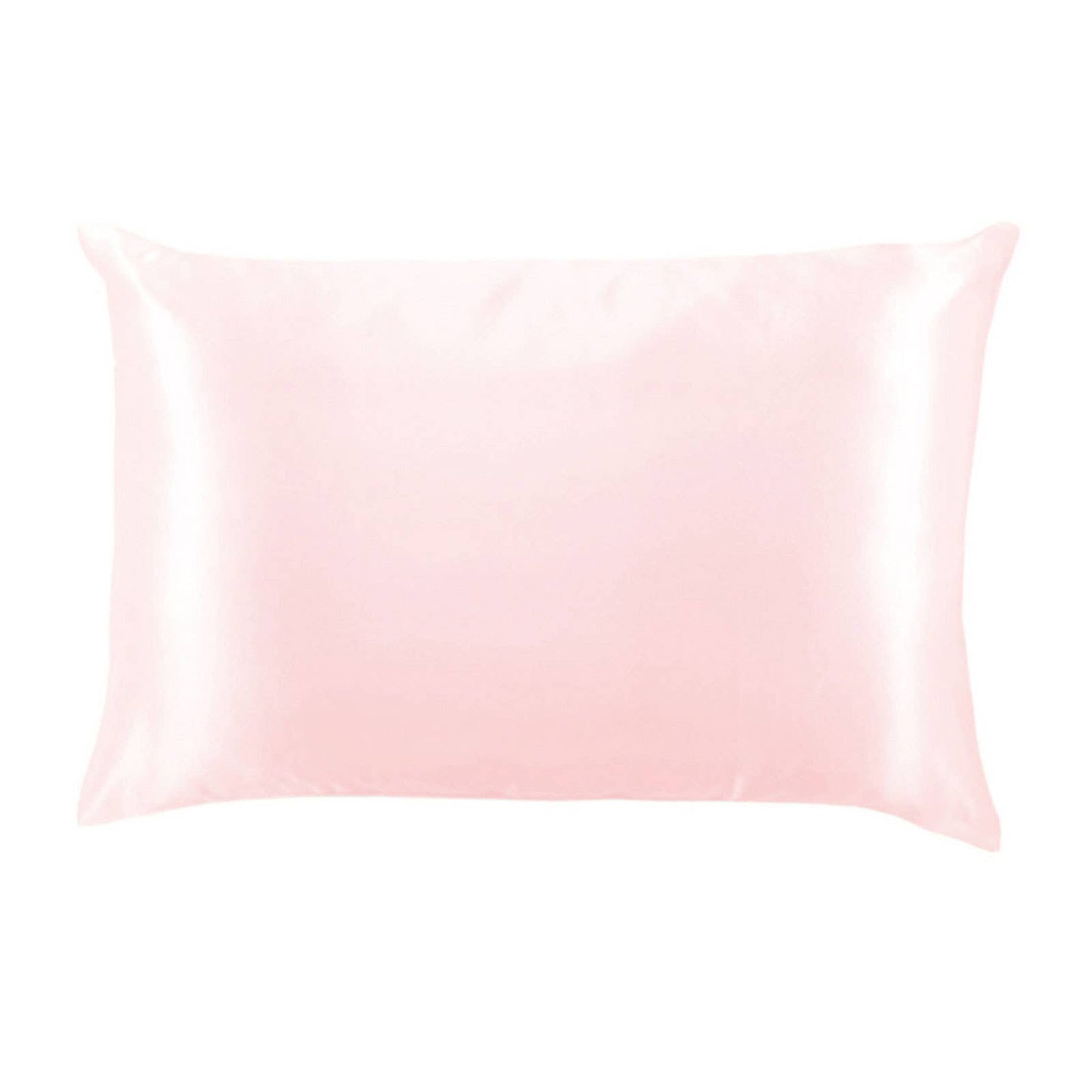 Lemon Lavender Solid Silky Satin Pillow Open Stock: Rosewater