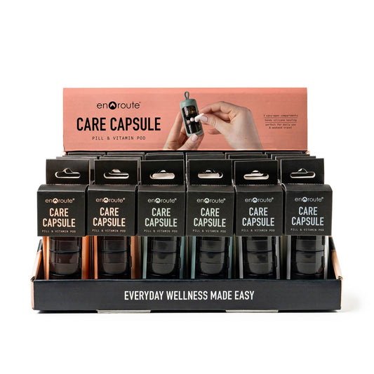 En Route® Care Capsule Pill & Vitamin Case