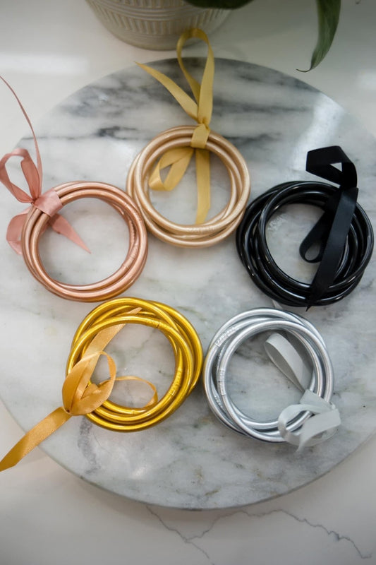 Bundle of five bangle dupes