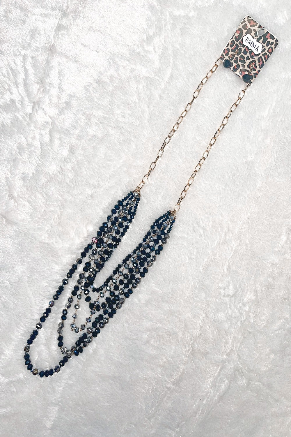 Black Layered Necklace